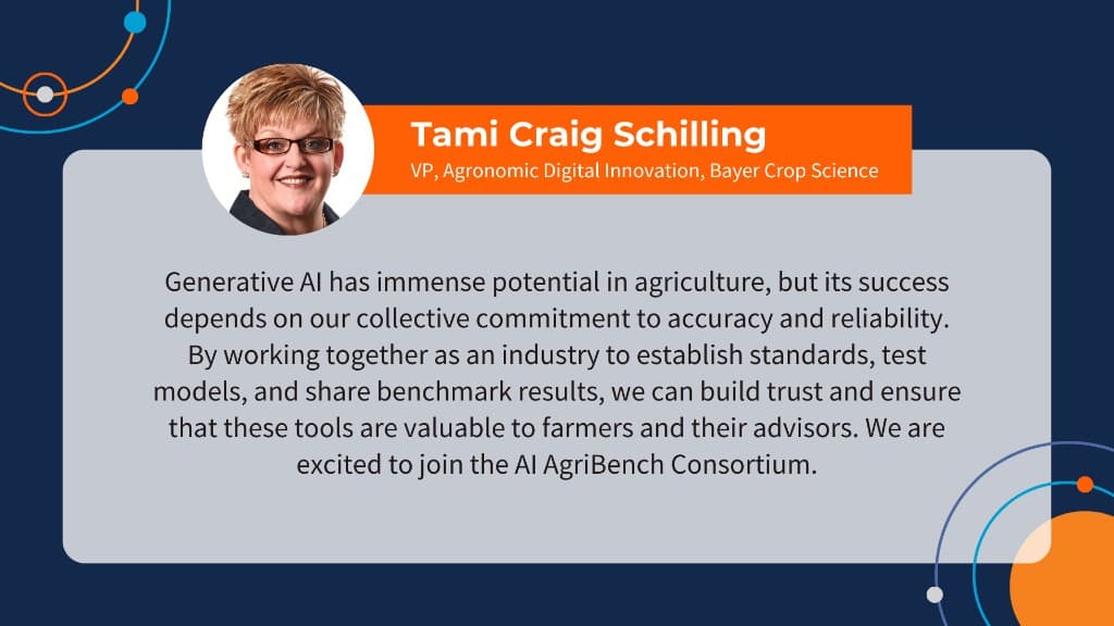 Tami Craig Schilling on generative AI in agriculture and the AI AgriBench consortium.